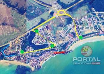 [Alteração no trânsito] Revitalização na orla de Ubu começa nesta segunda (27), em Anchieta