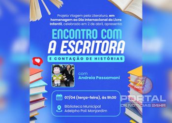 Viagem pela Literatura promove encontro com escritora e celebra mês do livro infantil